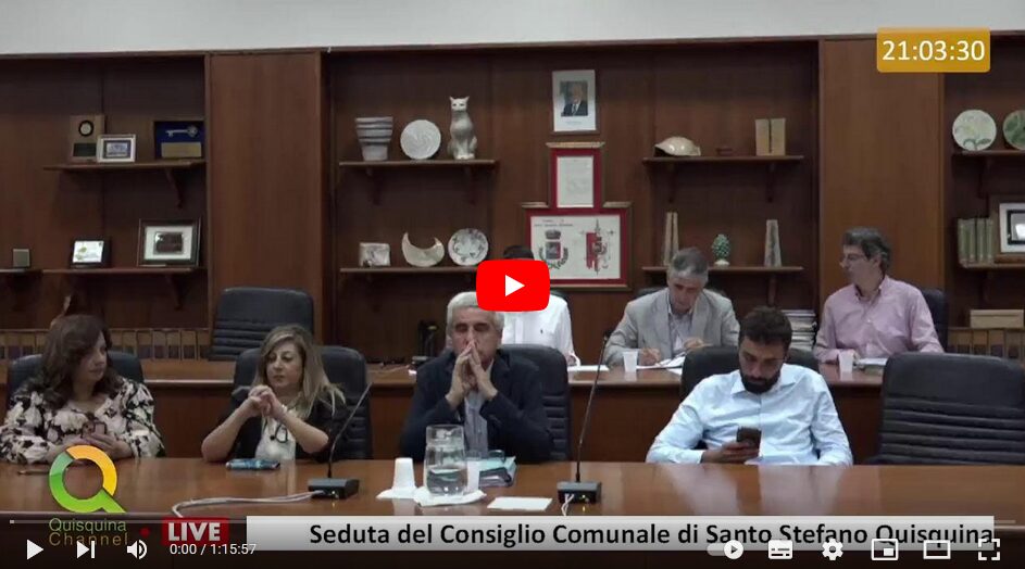 Adunanza del Consiglio Comunale di Santo&hellip;