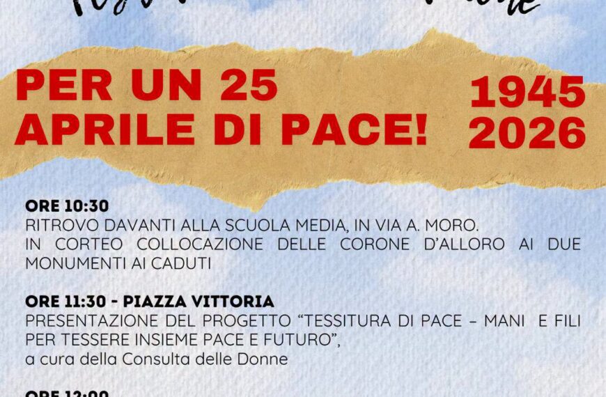 Santo Stefano Quisquina celebra la Festa della Liberazione: un 25 Aprile all’insegna della memoria e&hellip;