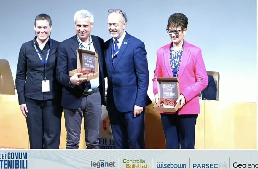 Santo Stefano Quisquina: menzione speciale per la sostenibilità all’Ara Pacis