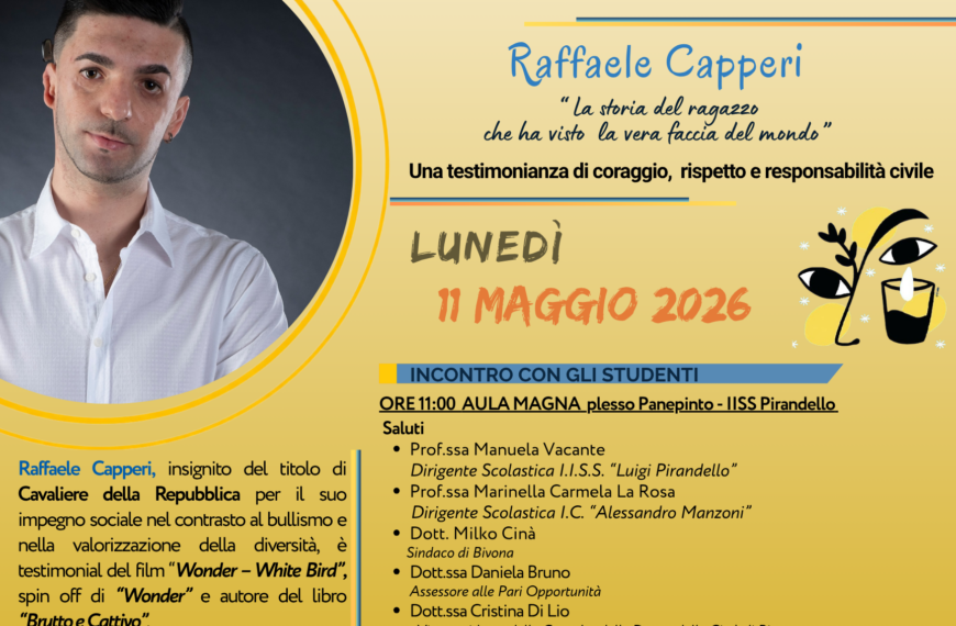 La forza delle parole: un incontro per combattere bullismo, cyberbullismo e discriminazione a Bivona