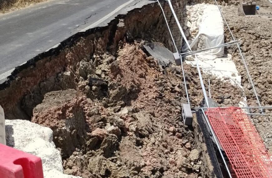 Viabilità sui Monti Sicani sempre più in crisi: chiusa anche la S.P. 31 Cianciana-Cattolica Eraclea