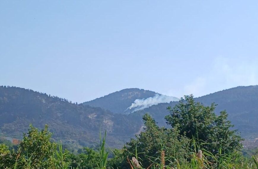 Focolai ancora attivi sui Sicani: interventi in corso per spegnere gli incendi