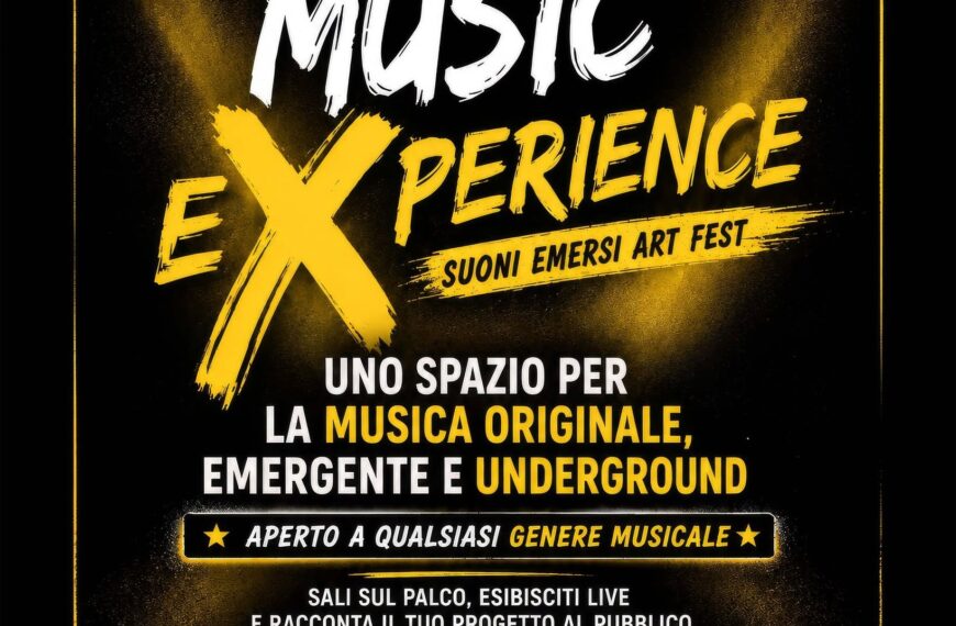 Torna il Music eXperience, l’evento di Suoni Emersi APS che vuole rimettere la musica e gli artisti al&hellip;